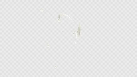 Milk Splash, With Alpha Matte Stock Footage 314074072