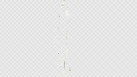 Milk Splash, With Alpha Matte Stock Footage 321239015