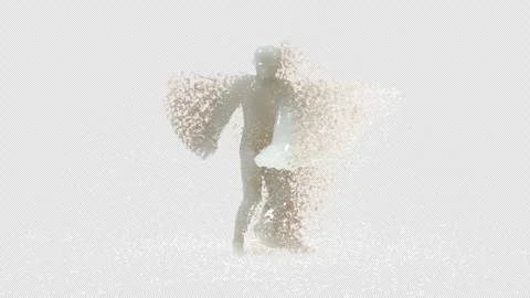 Milk splash, with Alpha matte. Stock Footage 327595253