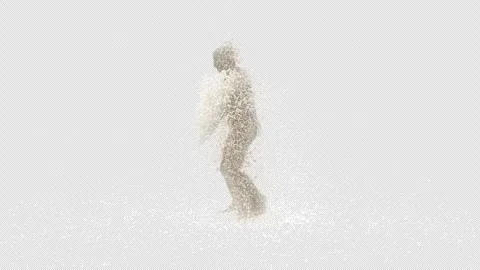 Milk splash, with Alpha matte. Stock Footage 327926144