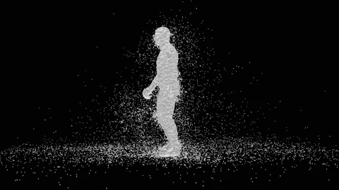 Milk splash, with Alpha matte. Video stock 331307914