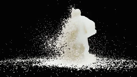 Milk splash, with Alpha matte. Video stock 335588782