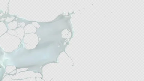 Milk Splash Dynamic Liquid Animation Pack Stockbeeldmateriaal 333362635