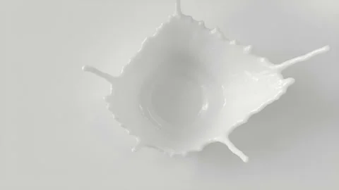 Milk Splash 스톡 동영상 89676773