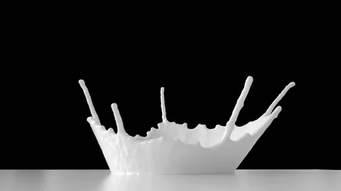 Milk Splash Stock Footage 89676828