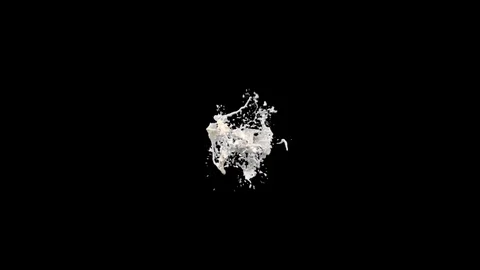 Milk splash Stock Footage 105459343