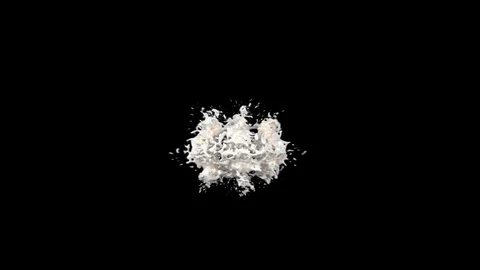 Milk splash Video stock 105460930