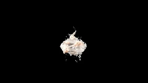 Milk splash Video stock 105472217