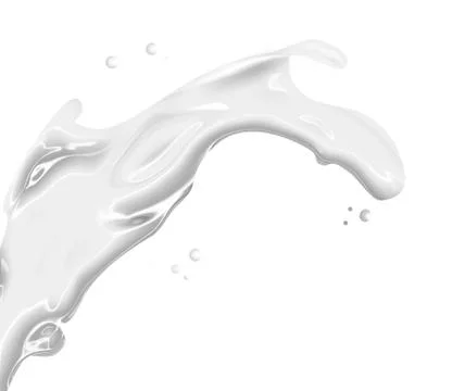 Milk splash Stock Illustration