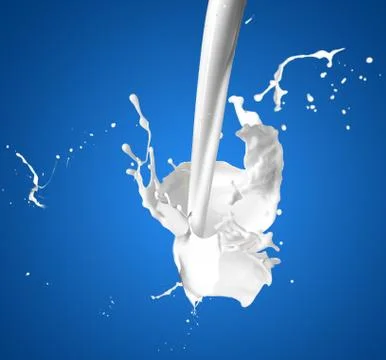 Milk splash Stock Illustration