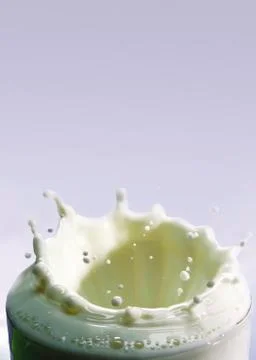 Milk splash Stock Photos