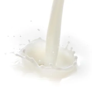 Milk splash Stock Photos