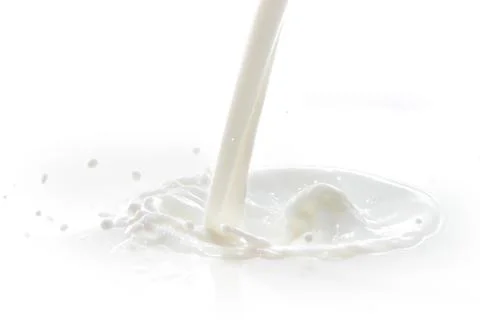 Milk splash Stock Photos