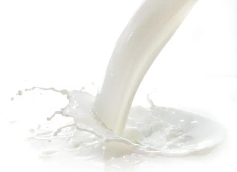 Milk splash Stock Photos