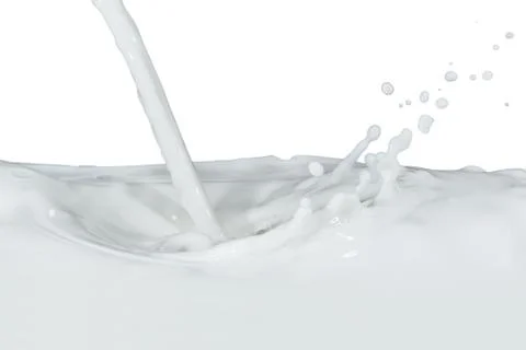 Milk splash Stock Photos
