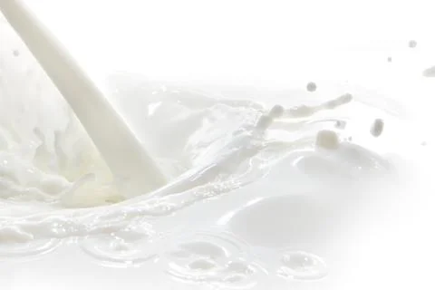 Milk splash Stock Photos