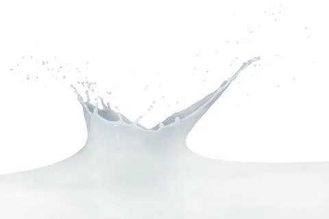 Milk splash Stock Photos