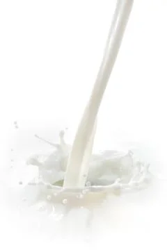 Milk splash Foto stock