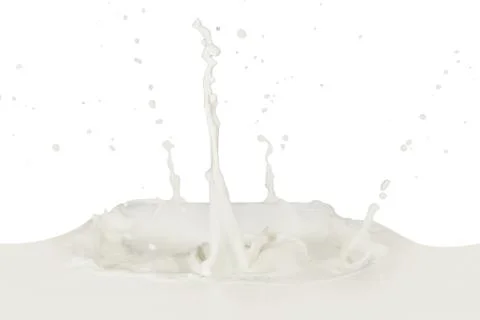 Milk splash Stock Photos