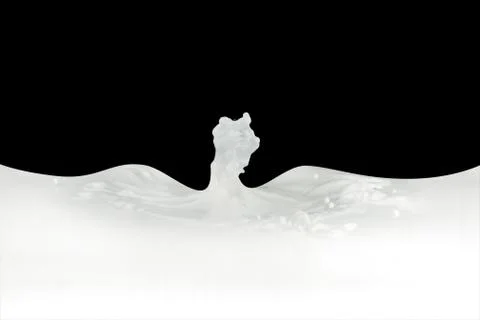 Milk splash Stock Photos