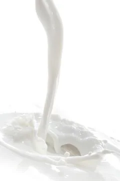Milk splash Stock Photos