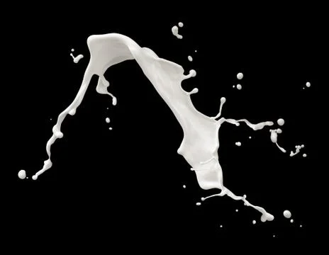 Milk splash Stock Photos