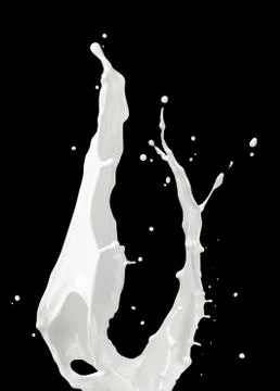 Milk splash Stock Photos