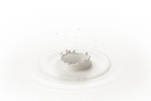 Milk splash Foto stock