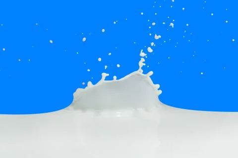 Milk splash Stock Photos
