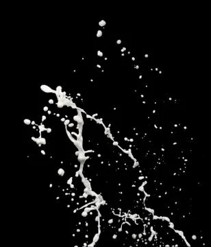 Milk splash Foto stock