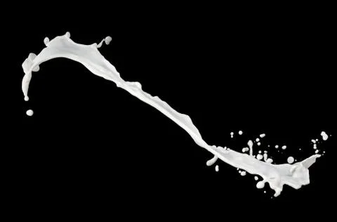 Milk splash Stock Photos