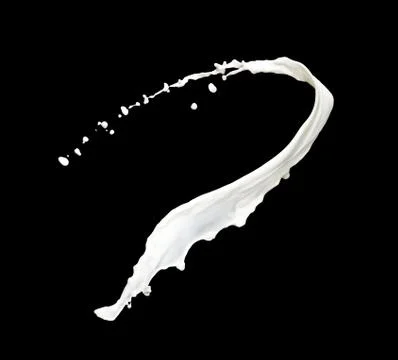 Milk splash Stock Photos