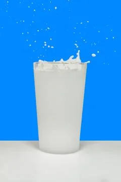 Milk splash Stock Photos