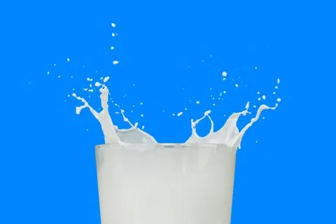 Milk splash Stock Photos