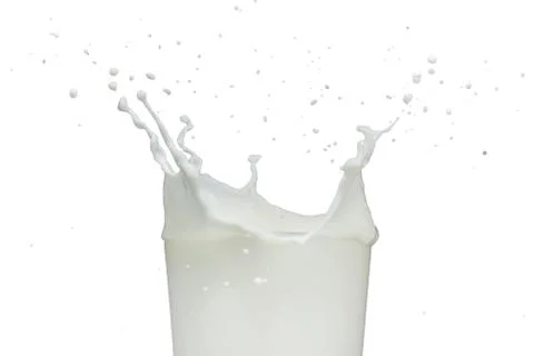 Milk splash Stock Photos