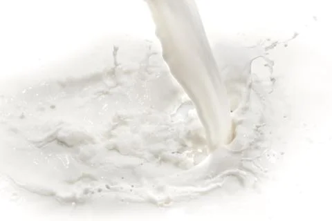 Milk splash Stock Photos