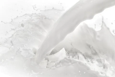 Milk splash Stock Photos