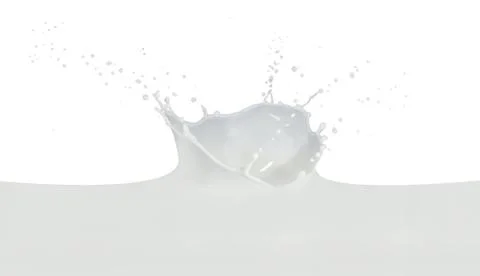 Milk splash Stock Photos