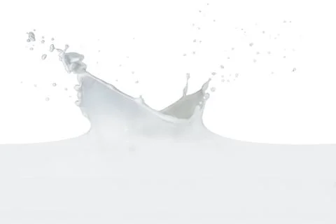 Milk splash Stock Photos