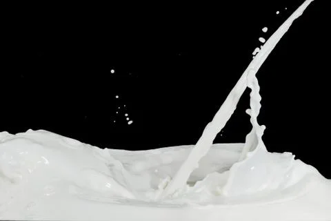 Milk splash Foto stock