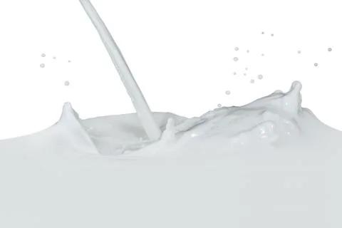 Milk splash Stock Photos