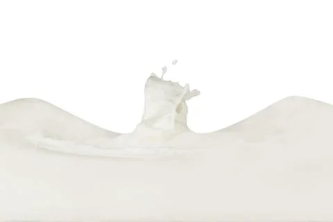 Milk splash Stock Photos