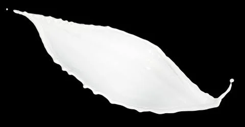 Milk splash Foto stock