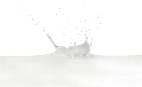Milk splash Stock Photos