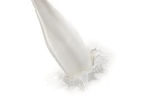 Milk splash Foto stock