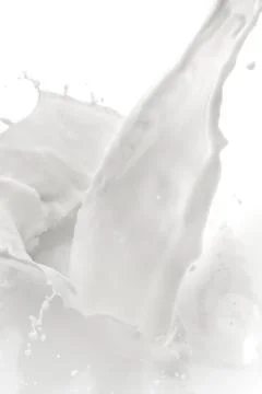 Milk splash Stock Photos