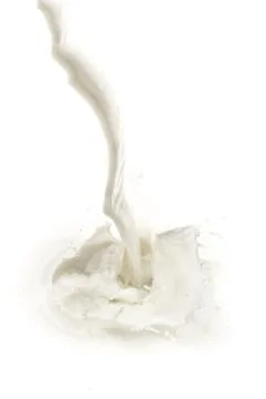 Milk splash Foto stock