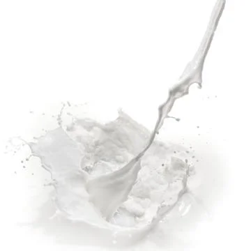 Milk splash Foto stock