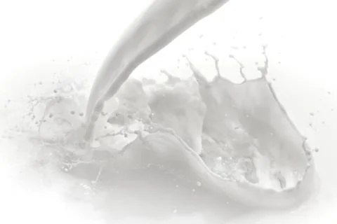 Milk splash Stock Photos