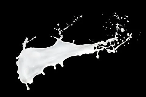 Milk splash Stock Photos